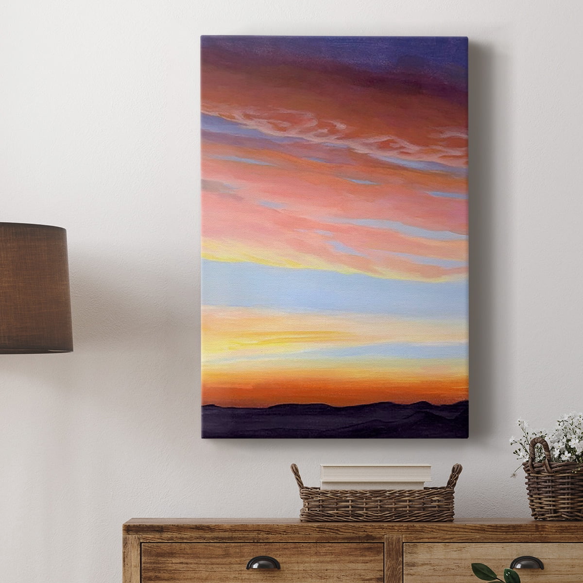 Ignited Dusk II Premium Gallery Wrapped Canvas - Ready to Hang