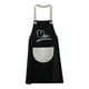 thumbnail image 2 of Delantal de cocina impermeable de PVC sin mangas, ideal para limpiar y cocinar. Delantal con cintura ajustable y bolsillo grande para el hogar, restaurantes y para lavar platos., 2 of 2