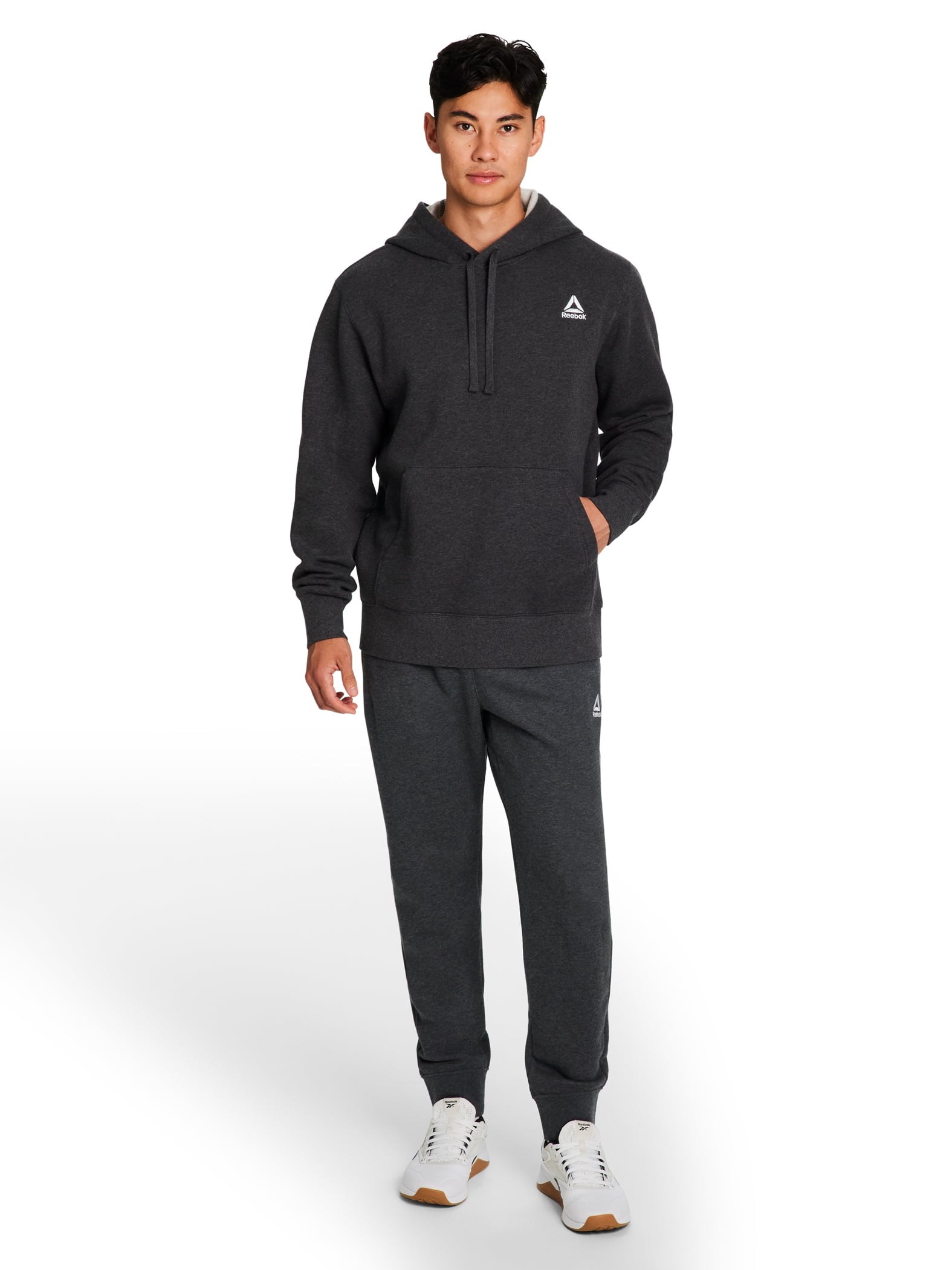 Reebok Men's and Big Men's Game Day Fleece Left Chest Hoodie, Sizes XS-5XL