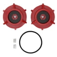 thumbnail image 1 of 1 par de adaptadores de cubo NAB Abridor de cinta de carrete a carrete profesional con anillo de goma para ReVox para Akai Red, 1 of 10