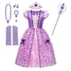 thumbnail image 3 of Disney vestido de princesa para niñas, disfraz de Rapunzel, Blancanieves, Cenicienta, Aurora, fiesta de cumpleaños, Carnaval, Halloween, 3 of 5