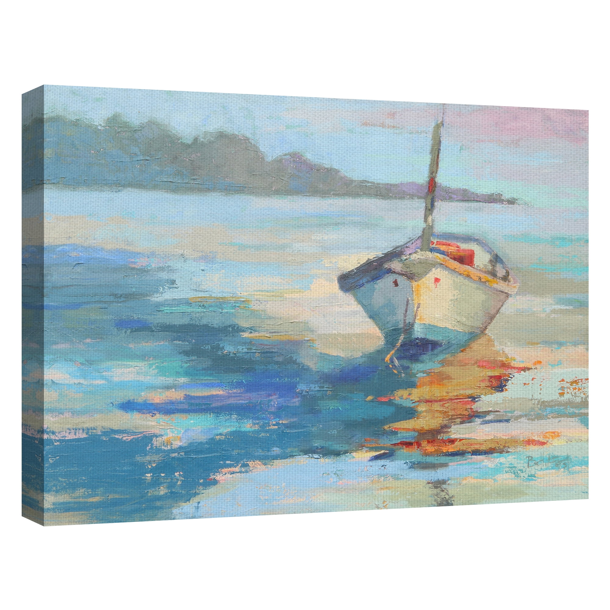 Fine Art Canvas Island Taxi REV Lake by Beth Forst Canvas Art Print