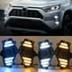 thumbnail image 2 of Luz LED de circulación diurna DRL para coche para Toyota RAV4 RAV 4 2019 2020 2021 2022 con luz de señal de giro amarilla y luz antiniebla, 2 of 5