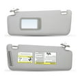 thumbnail image 2 of Car Sun Visor Left Driver & Right Passenger Side With Makeup Mirror For 2010-2023 Toyota 4Runner Replace 74320-35A91-B1 74310-35B01-B1-Main driver-left-grey, 2 of 6