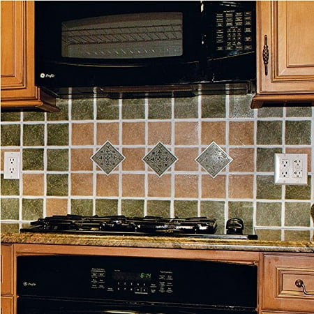 Faux Accent Designs Backsplash  Wall Tile  Forest Green 4 