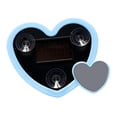 thumbnail image 1 of Colaxi Heart-Shaped LED Ambient Light for Cars. Romantic And Decorative Car Interior. Solar Powered to Create A Romantic Atmosphere. Light Blue, 1 of 7