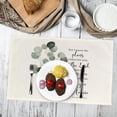 thumbnail image 4 of Christian Bible Verse Placemats Set of 4,Rustic Eucalyptus Leaf Religious Christian Scripture Table Mats Place Mats for Kitchen Dining Table Decoration 12x18 Inch,Christian Home Decor, 4 of 5