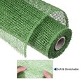 thumbnail image 3 of Unique Bargains PP Burlap Mesh 10' x 5 Yards Decorative Wrapping Ribbon, Olive 1 Roll, 3 of 5