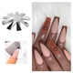 thumbnail image 4 of Tablero de corte de uñas francés, alambre de sonrisa francés fácil Elegancia y estilo Forma de V Cortador de alambre de punta de corte de borde de arte, Módulo de tablero de bricolaje Herramienta de corte de borde de arte de uñas de acero inoxidable Ormromra WMZL-1435, 4 of 9