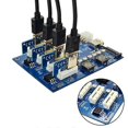 thumbnail image 5 of Kit de expansión PCI-E X1 a 4 PCI-E X16 Yuxing 6 pines Sata azul, 5 of 5
