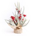 thumbnail image 5 of Decoraciones navideñas Nevadas PE mini árbol de Navidad en maceta hotel centro comercial decoraciones navideñas de unos 33 cm, 5 of 5