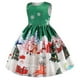 thumbnail image 3 of Christmas Kids Girls Sleeveless Princess Swing Dress Costumes Xmas Evening Party Dresses, 3 of 4