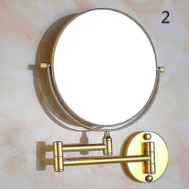 2026 Good 3x Magnification Wall Mount Makeup Vinity Mirror Double-sided Swivel Extension Mirror The Better One