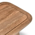thumbnail image 4 of PEMBERLY ROW Wood Umber Curvilinear Design Console Table, Natural, 4 of 6