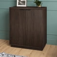 thumbnail image 3 of Evelyn&Zoe Modern/Contemporary 28" Wide Alder Brown Accent Cabinet, 3 of 7