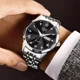 thumbnail image 3 of Reloj De Cuarzo Casual De Acero Impermeable Para Hombre, 3 of 8
