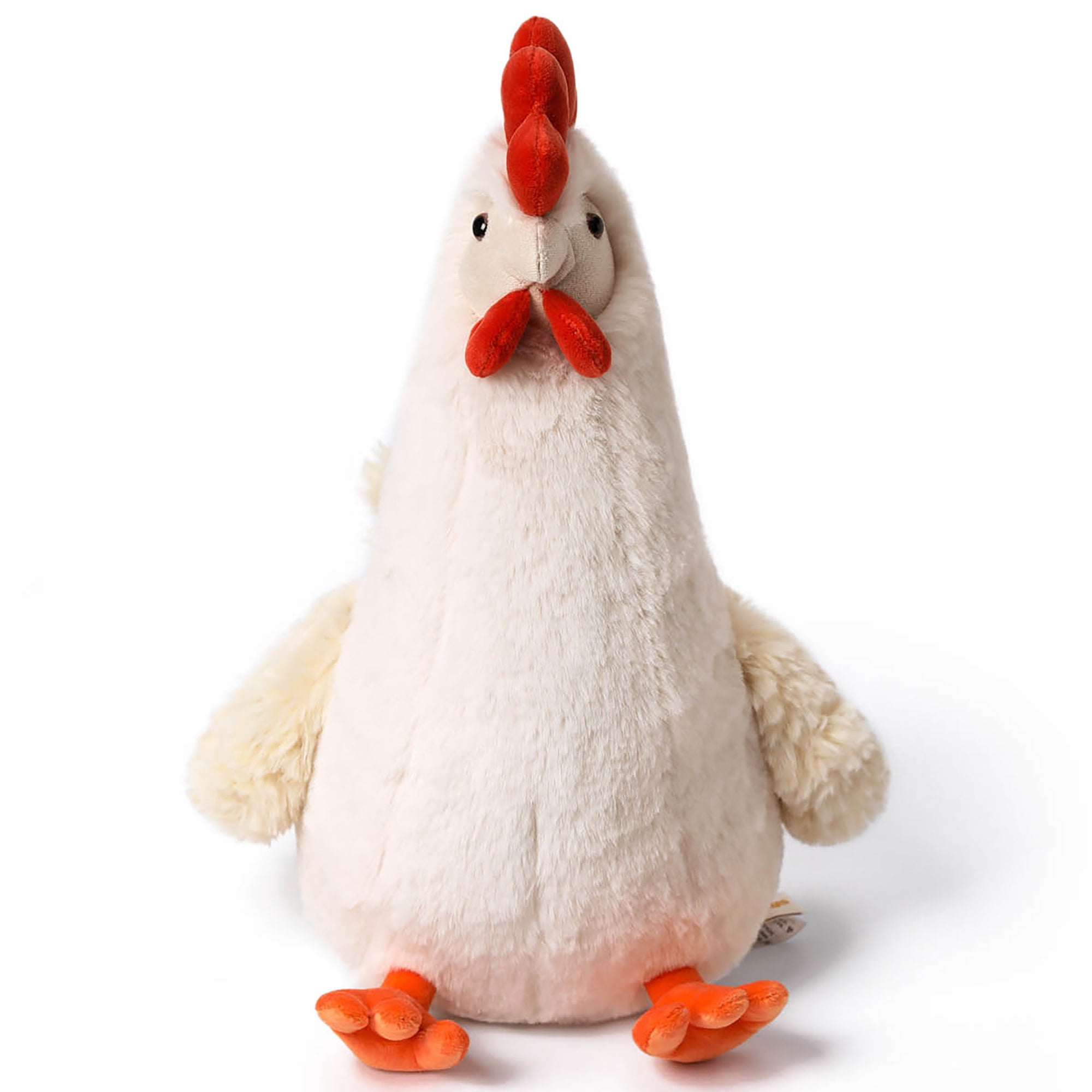 McHugs: Farm Series - Marshmallow Chicken - 7" Stuffed Animal Plush, Soft Weighted Cuddle Toy, Cozy Comfort Play & Nap Companion, Baby-Toddler-Kids