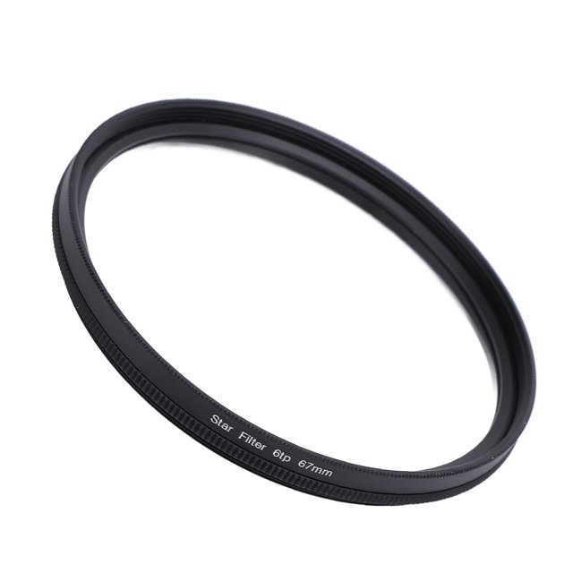 Filtre à Effet Étoile, Filtre Optique Résistant à l'Eau pour Objectif de Caméra 67mm