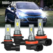 For Chevy Cruze 2016-2019 White Led Headlights Bulb High Low Beam,9005 H11