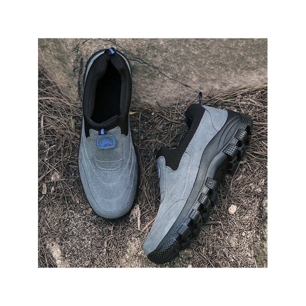 LUXUR Men s Walking Shoes Breathable Hiking Shoe Sport Sneakers