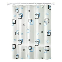 Extra Wide Plastics Shower Curtain Liner Waterproof , Soft & Lightweight Wide Shower Curtain, Machine Washable, Square