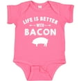 thumbnail image 3 of Inktastic Life's Better with Bacon Boys or Girls Baby Bodysuit, 3 of 5