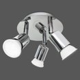 thumbnail image 1 of Plafón de baño ACTIVE iluminación LED cromo 3 focos orientables IP44 GU10 azul, 1 of 5