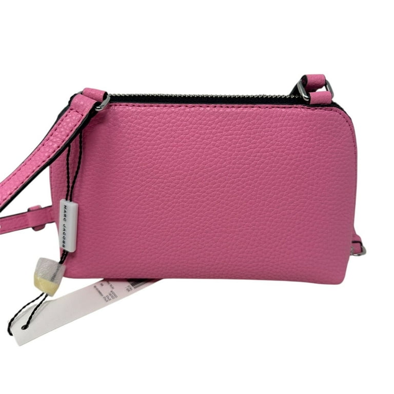 Marc Jacobs Small Leather Crossbody Bag in Petal Pink