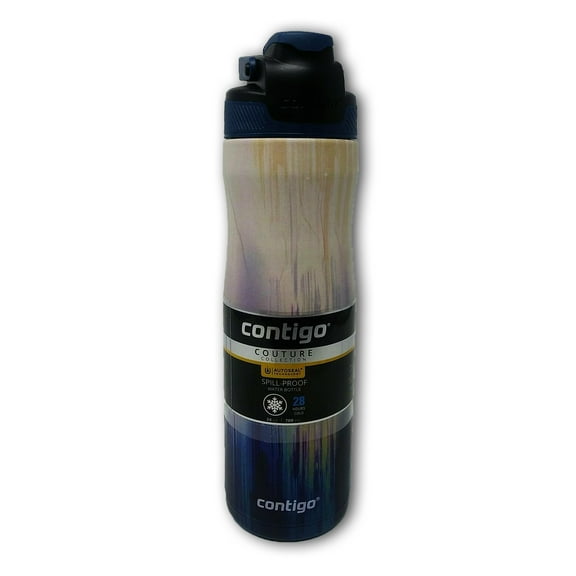 Contigo Couture Collection Spill-Proof Water Bottle with Autoseal Technology, 28 Hours Cold, 24 Ounces