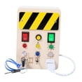 thumbnail image 3 of Milaget LED Busy Board Electronic Educational Toy Busy Board with LED Light B, 3 of 9