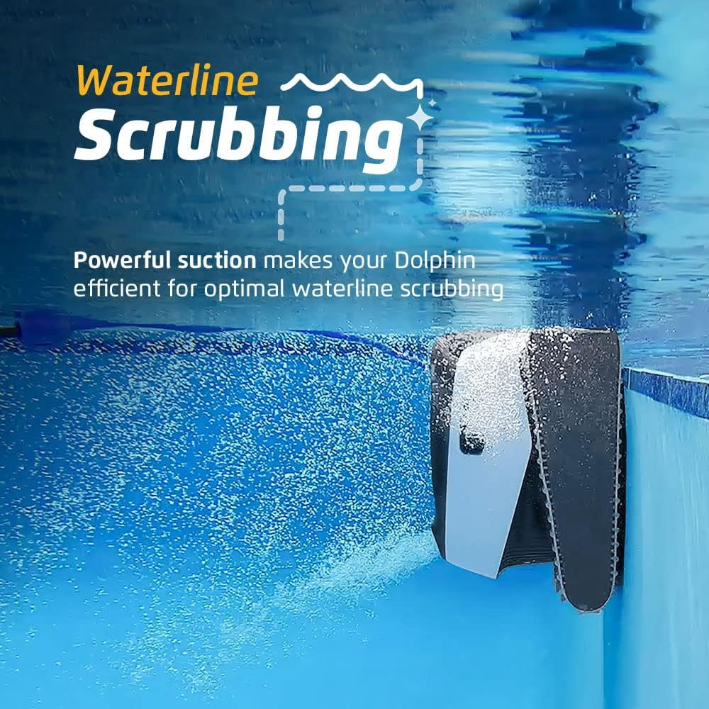 Dolphin Advantage Pro Wi-Fi Automatic Robotic Pool Vacuum Cleaner. 1-Hour Quick Clean. Waterline Scrubber Brush. Ideal for In-Ground Pools up to 50 FT in Length