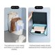 thumbnail image 4 of Estante De Almacenamiento Plegable Para Inodoro, Caja Contenedora Montada En La Pared De Gran Capacidad, Soporte De Almacenamiento Sin Perforaciones, Resistente Al Agua Monstrate HA017369-00, 4 of 7