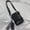 Black, variant on Men's Premium Ballistic Nylon Crossbody Bag Water-Resistant, Durable Compact for Business Commute Travel