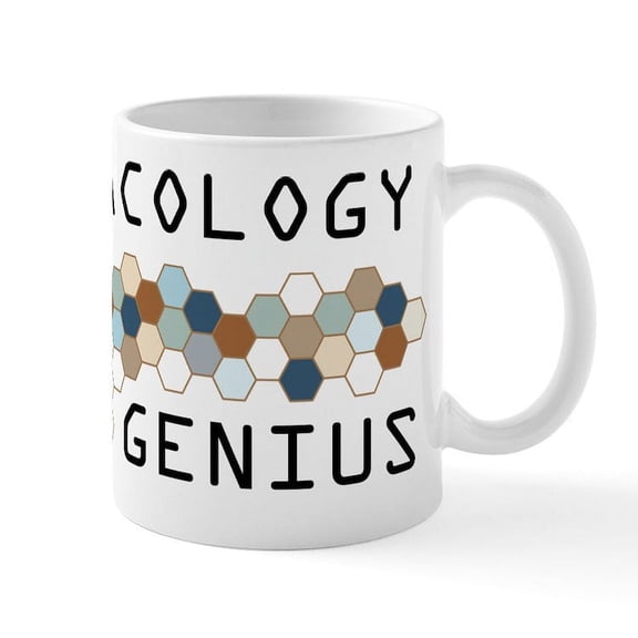 CafePress - Pharmacology Genius Mug - 11 oz Ceramic Mug - Novelty Coffee Tea Cup