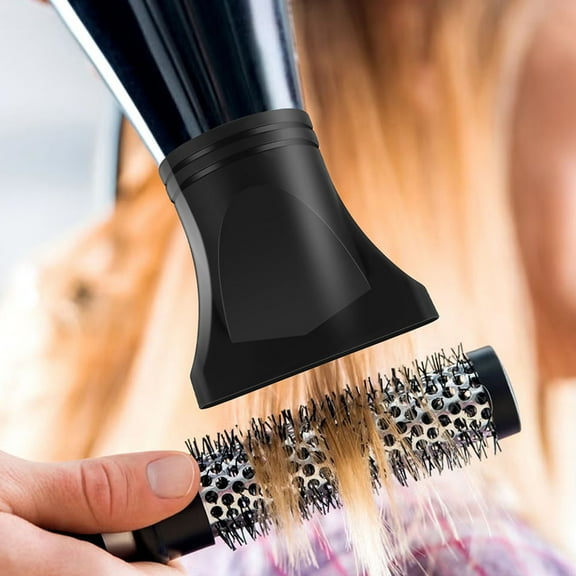 FRCOLOR 8pcs Salon Universal Plastic Hair Dryer Nozzle Replacement Black Narrow Concentrator Attachment For Blow Dryers Ideal For Salon And Home Use