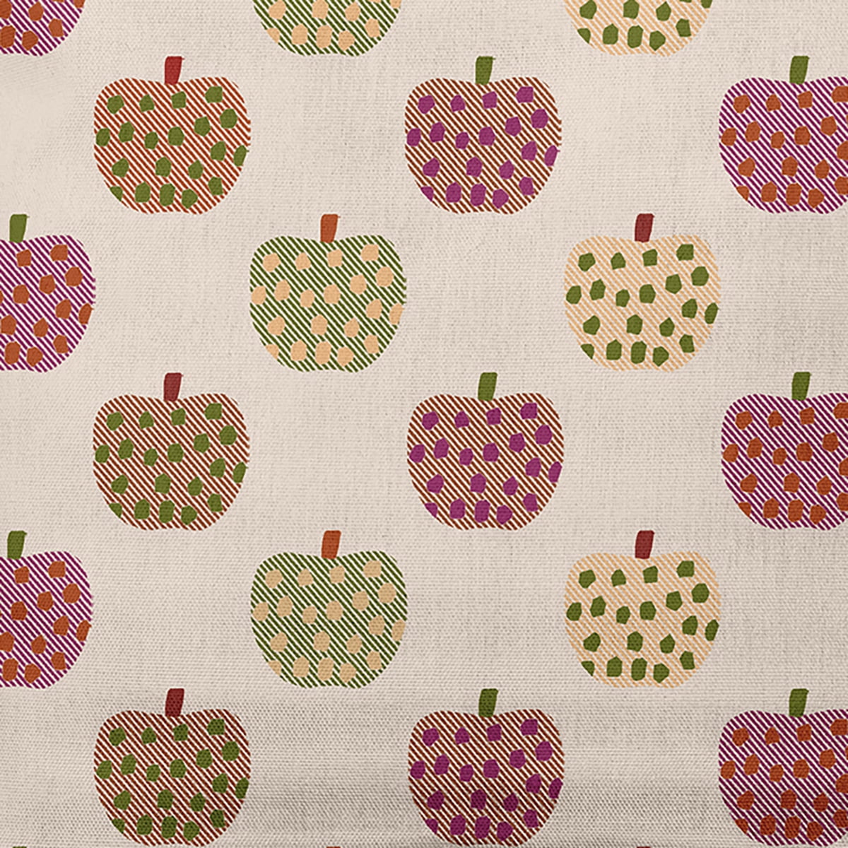 Simply Daisy 20" x 20" Apple Pattern Decorative Throw Pillow, Dusty Rose