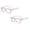 Purple, variant on Mupvlun Stylish Safety Glasses, Clear Anti-Fog Anti-Scratch Protective Glasses for Women and Men Pink