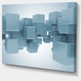 thumbnail image 2 of Light Blue 3D Cubes, 2 of 3