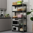 thumbnail image 4 of The Atlas 60"H Heavy Duty Garage Shelving, 5-Tier Metal Shelving Unit, Adjustable Storage Rack, Industrial Strength Shelves for Heavy Tools and Equipment, Gray, Load 2500 lbs, 4 of 8