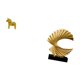 thumbnail image 5 of Adorno De Caballo De Dala Sueco Con Forma De Ola Oceánica, Figura Coleccionable De Dalecarlia, Escultura Abstracta De Animal Para Estantería, Entrada, Armario, Dormitorio, Sala De Estar,, 5 of 8
