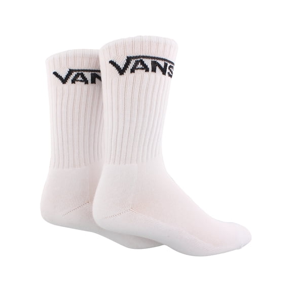 Vans Classic Crew Socks 3 Pack Mens Socks Size 6.5/9, Color: White/Black