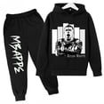 thumbnail image 4 of 2024 Ropa para niños CALIENTE Conjunto de sudadera con capucha para niños más sudadera y pantalones Conjunto deportivo de 2 piezas para niños y niñas Ropa estampada de Mbappé, 4 of 5