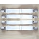 thumbnail image 4 of 4 Pieces Black Bed Sheet Holder Strap Clip Sheet Gripper Garter, 2-Heads Or 3-Heads, Black Macarena Clips de hoja, 4 of 8