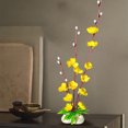thumbnail image 6 of dajkiuy Artificial Plum Blossom Fake Wintersweet Long Stem Plastic Flowers Home Hotel Office Wedding Party Garden Decor 12.2'' Yellow, 6 of 6