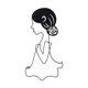 thumbnail image 3 of Teissuly Metal Girl's Side Face Wall Decoration Is Aesthetically Pleasing, With Black Wall Decoration On The Wall Teissuly WER202310061168, 3 of 9