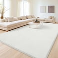thumbnail image 5 of Buganda Soft Area Rugs, Low Pile Area Rug for Living Room Bedroom, Non Slip Washable Decor Carpet, 6'x9', Cream, 5 of 6