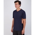 thumbnail image 3 of Real Essentials 5 Pack: Men’s V-Neck Dry-Fit Moisture Wicking Active Athletic Tech Performance T-Shirt, 3 of 7