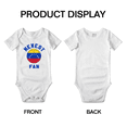 thumbnail image 3 of Newest Venezuela National Soccer Team Fan Cute Baby Rompers Newborn Clothes Outfits (White, 18-24 Months), 3 of 5