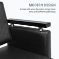 thumbnail image 5 of OmySalon Hydraulic Styling Chair for Hair Salon, Modern Hairdressing Barber Chair Square Base, 360 Degrees Swivel, Beauty Spa Equipment, 5 of 9