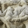 thumbnail image 4 of Madison Park Oversized Throw Brushed Long Faux Fur Soft All Season Throw Blanket for Bed Sofa Couch in Sand, 60x70", 4 of 6